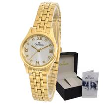 Relogio Champion Feminino Pequeno Dourado Prova Dagua Relogio Champion Feminino Pequeno Dourado Prova Dagua