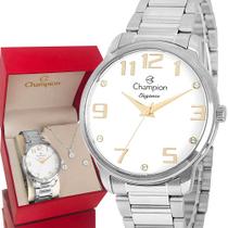 Relógio Champion Feminino Prata Elegance Original Analógico Relógio Champion Feminino Prata Elegance Original Analógico