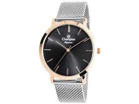 Relogio Champion Feminino Pulseira Prata Prova D'agua Relogio Champion Feminino Pulseira Prata Prova D'agua