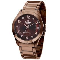 Relógio Champion Feminino Ref: Cn29230r Casual Chocolate Relógio Champion Feminino Ref: Cn29230r Casual Chocolate