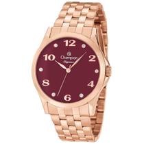 Relógio CHAMPION feminino rosê vermelho CN26260I