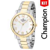 Relógio CHAMPION KIT feminino analógico bicolor branco CN25216S