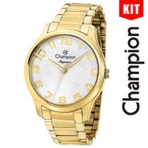 Relógio CHAMPION KIT feminino analógico elegance dourado CN26064G Relógio CHAMPION KIT feminino analógico elegance dourado CN26064G