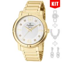 Relógio CHAMPION KIT feminino dourado analógico CN25252W