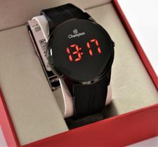Relogio champion masculino digital pulseira silicone preto ch40188d