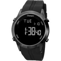 Relógio Champion Masculino Digital Silicone Esportivo Preto CH40259D