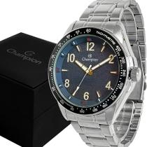 Relógio Champion Masculino Prata Analógico Original Garantia