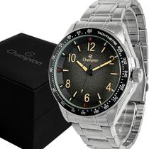 Relógio Champion Masculino Prata Prova Dágua Original Luxo