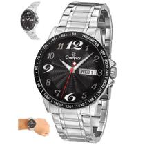 Relógio Champion Masculino Ref: Ca31159t Casual Aço Prateado