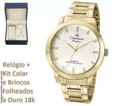 Relógio Champion O R I G I N A L Cn29276b + Kit Brinde + Nf