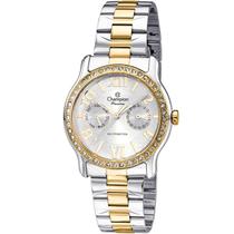 Relógio CHAMPION Passion feminino prata dourado CH38468S