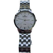 Relógio Champion Prata Analógico Aço 3 ATM 30m 18 cm
