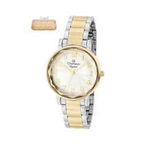 Relógio Champion Prata Dourado Feminino CN25596D