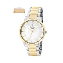 Relógio Champion Prata Dourado Feminino Cn25627B