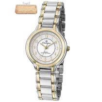 Relógio Champion Prata Dourado Feminino CN28222S