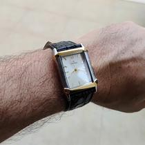 Relógio Champion prata e dourado pulseira de couro unissex CH22751S Relógio Champion prata e dourado pulseira de couro unissex CH22751S