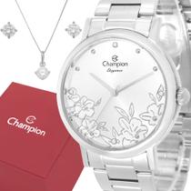 Relógio Champion Prata Feminino Analógico 1 Ano De Garantia Relógio Champion Prata Feminino Analógico 1 Ano De Garantia