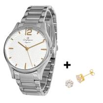 Relogio Champion Pulseira Aço Feminino Prova D'agua Original Relogio Champion Pulseira Aço Feminino Prova D'agua Original