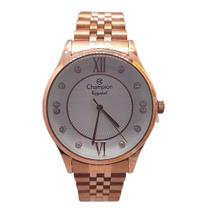 Relógio Champion Rose Pulseira Aço Resistente à Água 5atm Relógio Champion Rose Pulseira Aço Resistente à Água 5atm