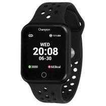 Relógio Champion Smart Bluetooth 4.0 Preto Pulseira Preta CH50006P Smartwatch Relógio Champion Smart Bluetooth 4.0 Preto Pulseira Preta CH50006P Smartwatch