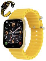 Relógio Champion SmartWatch - CH50033U - 2 Pulseiras - Amarelo e outra Preto