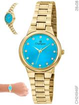 Relógio Champion Social CH24946F Feminino de aço Dourado