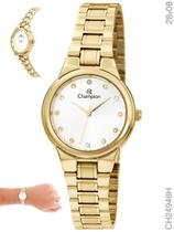Relógio Champion Social CH24946H Feminino de aço Dourado