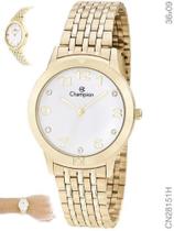 Relógio Champion Social CH28151H Pulseira Aço Dourado