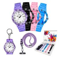 Relógio Champion Troca Pulseiras CP31901M Prova D'Água 100m