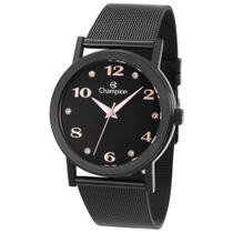 Relógio Champion Unisex Ref: Cn29034n Casual Black