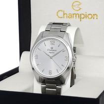 Relogio Champion Unissex Prata Moderno Original Prova D'agua