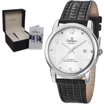 Relógio Champion Unissex Prata Pulseira Preta Ca20447q