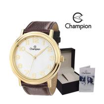 Relógio Champion Unissex Social Pulseira Marrom CN20220M