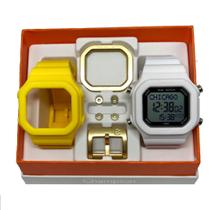 Relogio Champion Yot Digital Quadrado Troca Pulseira