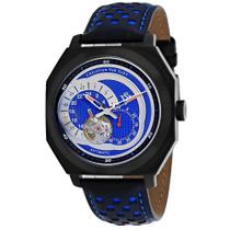 Relógio Christian Van Sant Machina Automático Mostrador Azul