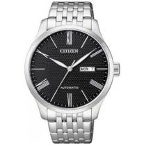 Relógio Citizen Automático Tz20804T Prata Com Fundo Preto