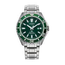 Relógio Citizen BN0199-53X Eco-Drive 200 m mostrador verde Relógio Citizen BN0199-53X Eco-Drive 200 m mostrador verde