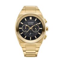 Relogio Citizen Eco-Drive Axiom SC CA4582-54E 43mm Dourado
