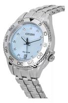 Relógio Citizen Eco Drive Carson Diamond Sky Blue Fe6161-54l