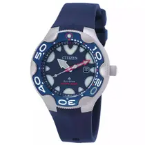 Relógio Citizen Ecodrive Azul Orca Dive Bn0231-01l 46mm