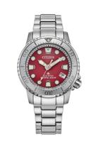 Relógio Citizen Feminino Eco Drive Promaster Red Dial 37mm EO2027-50Z
