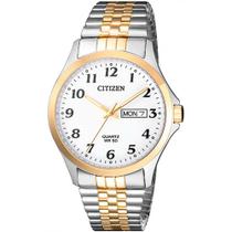 Relógio Citizen masculino analógico bicolor tz20813s / bf500483a