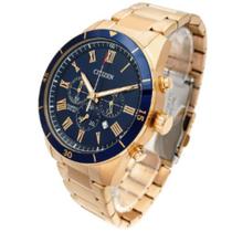 Relógio citizen masculino cronógrafo tz31507a dourado