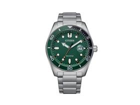 Relógio Citizen Masculino Eco-drive Marine Green Aw1768-80x Relógio Citizen Masculino Eco-drive Marine Green Aw1768-80x