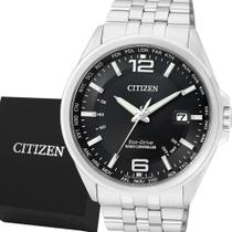 Relógio Citizen Masculino Eco-Drive Prata 2 Anos De Garantia