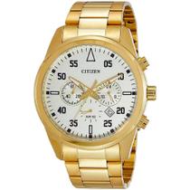 Relógio Citizen Masculino Quartz Cronografo Dourado TZ30795G