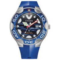 Relógio Citizen Promaster Dive Eco Drive BN0238-02L Pulseira azul