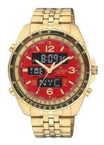 Relógio Citizen Promaster Wingman Dourado Vermelho TZ10075V / JQ8003-51W