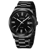 Relógio CIVO Analog Silver Stainless Steel para homens Relógio CIVO Analog Silver Stainless Steel para homens