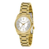 Relógio Classic Feminino Analógico Lince LRGH140L Dourado